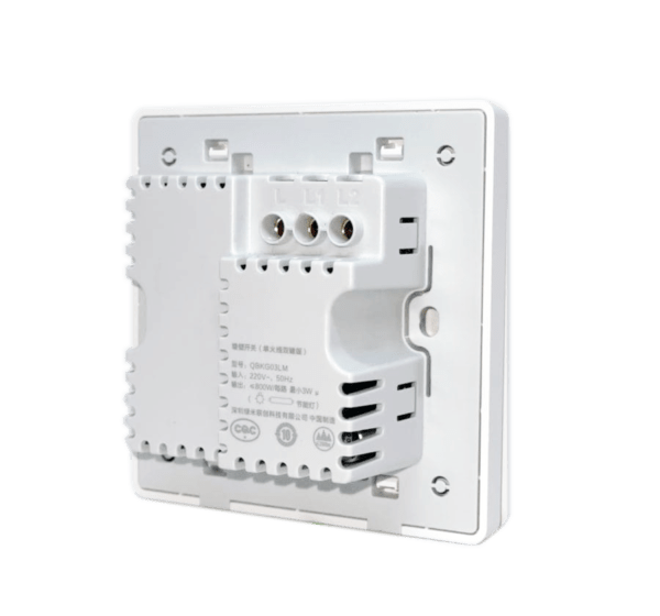Выключатель настенный (без нейтрали, двухклавишный) | Aqara Wall Switch (No Neutral, Double Rocker) — изображение 3