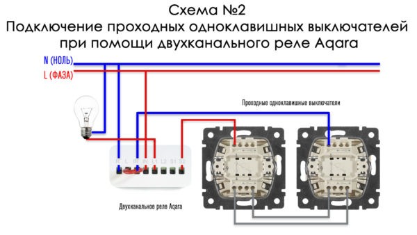 Реле aqara подключение