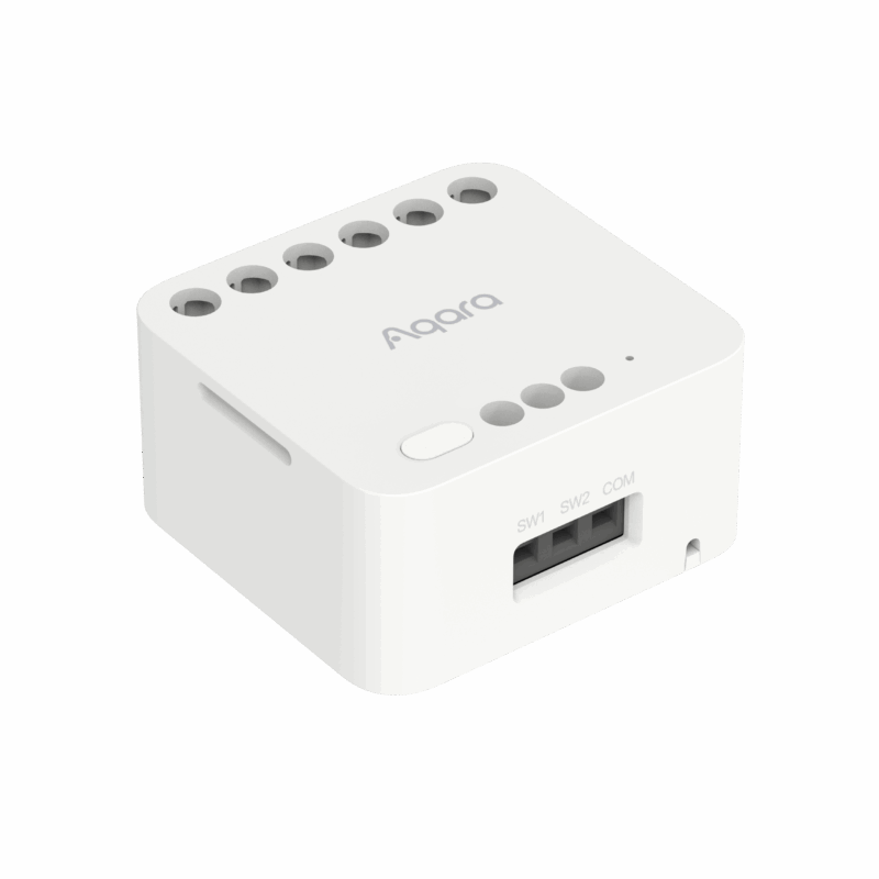 Реле двухканальное с сухим контактом | Aqara Dual Relay Module T2