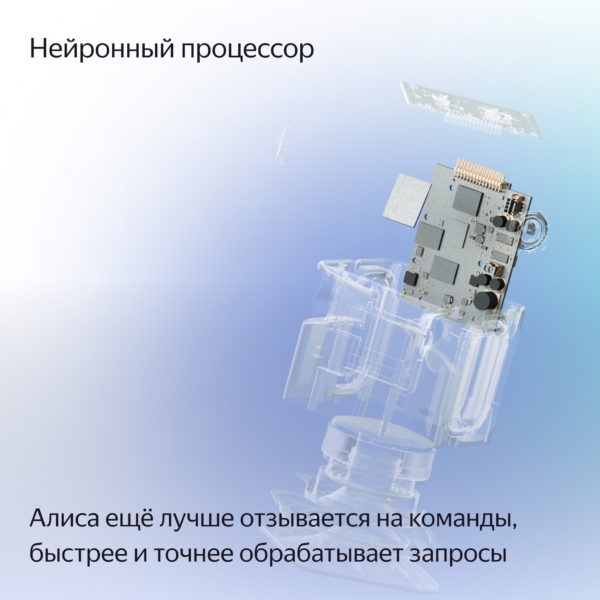 Умная колонка Яндекс Станция Миди с Алисой, с Zigbee, 24Вт — изображение 9