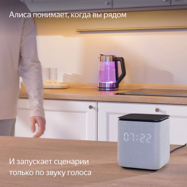 Умная колонка Яндекс Станция Миди с Алисой, с Zigbee, 24Вт — изображение 13
