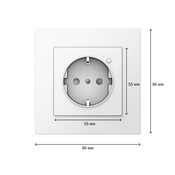 Умная встраиваемая Zigbee розетка | Aqara Wall Outlet H2 EU — изображение 3