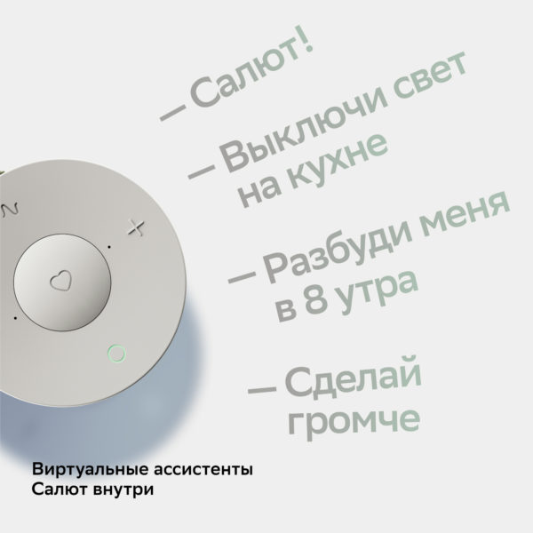 Умная колонка Sber SberBoom Mini с семейством ассистентов Салют — изображение 24
