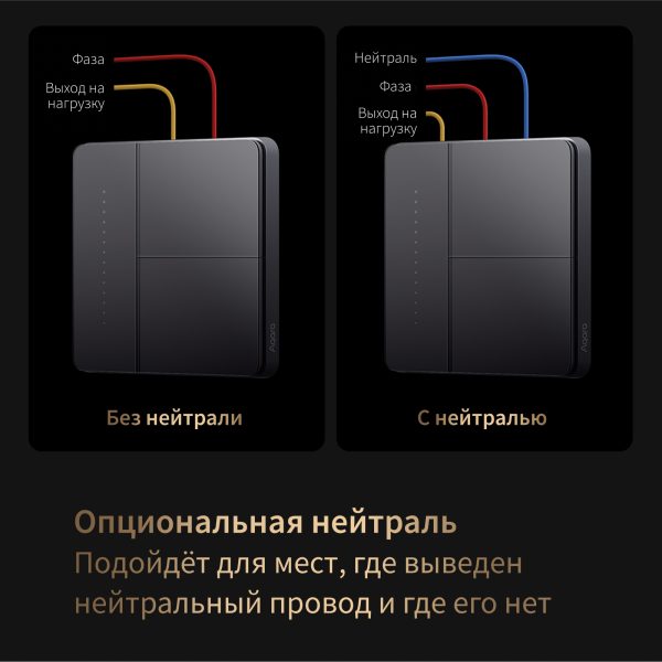Умный настенный выключатель Aqara Z1 Pro — изображение 7