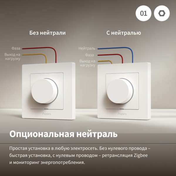 Настенный диммер H2 EU | Dimmer Switch H2 — изображение 5