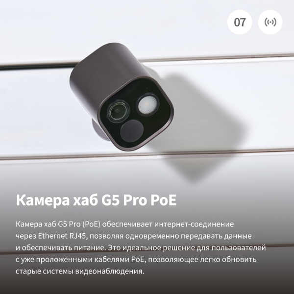 Камера хаб Aqara G5 Pro | Aqara Camera Hub G5 Pro PoE/Wi-Fi — изображение 9