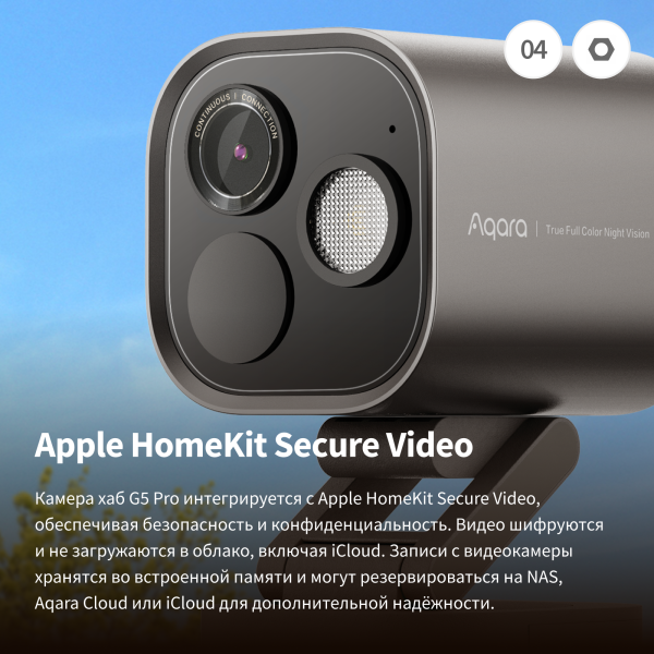 Камера хаб Aqara G5 Pro | Aqara Camera Hub G5 Pro PoE/Wi-Fi — изображение 5