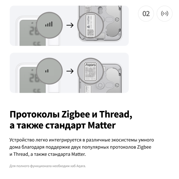 Многофункциональный датчик температуры W100 | Aqara Climate sensor W100 — изображение 4
